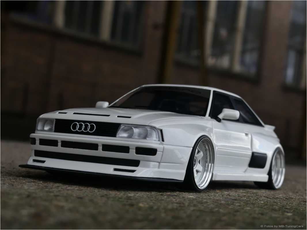 1:18 Audi 80 B4 RS2 Prior Breitbau / Withe Edition Coupé inkl OVP